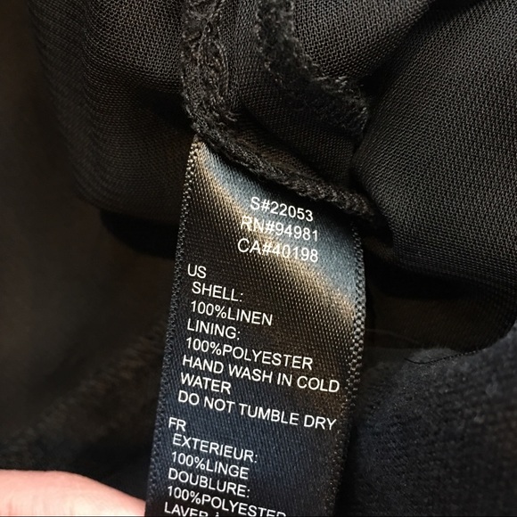 Forever 21 black linen layered ruffle mini skirt - Picture 5 of 7